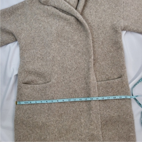 Peruvian Connection Hooded Kimono Sweater Medium/large Open Front - Picture 9 of 12